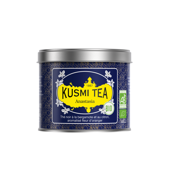 KUSMI TEA Thé noir en vrac Anastasia bio 100G