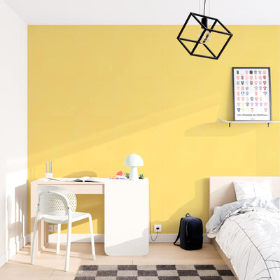 Papier peint intissé Enjoy Jaune paille Lisse