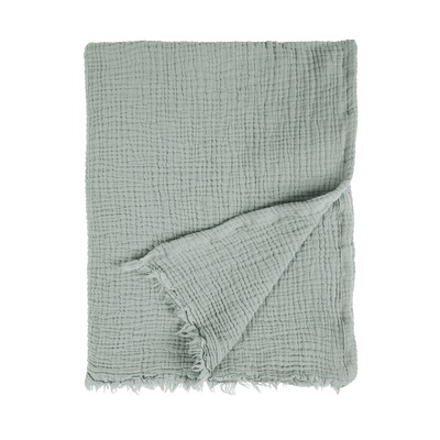 Plaid gaze de coton Grisha Iceberg