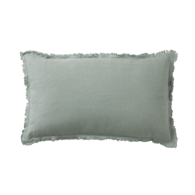 Coussin NAYA coloris sauge 30 x 50 cm