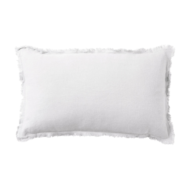 Coussin NAYA coloris blanc / naturel 30 x 50 cm