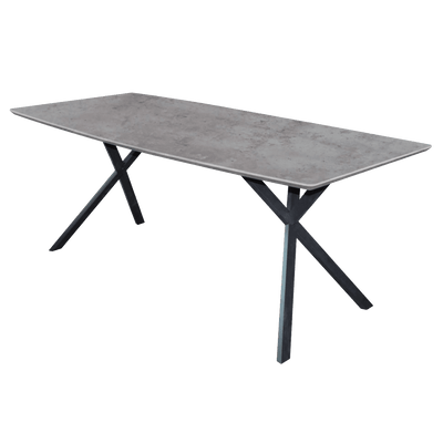 Table de salle à manger Lova Gris béton