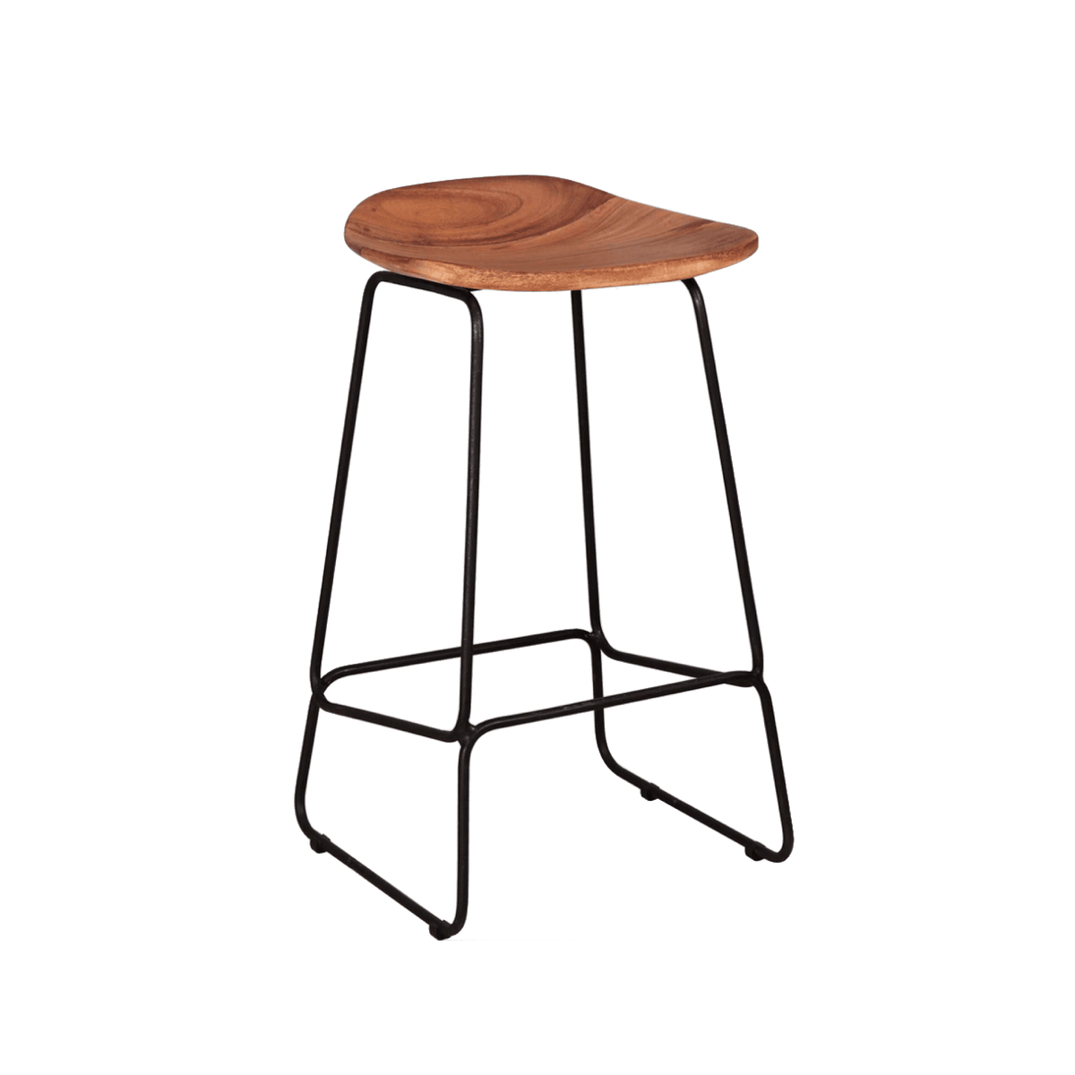 Tabouret de plan de travail Liam Acacia 1 place