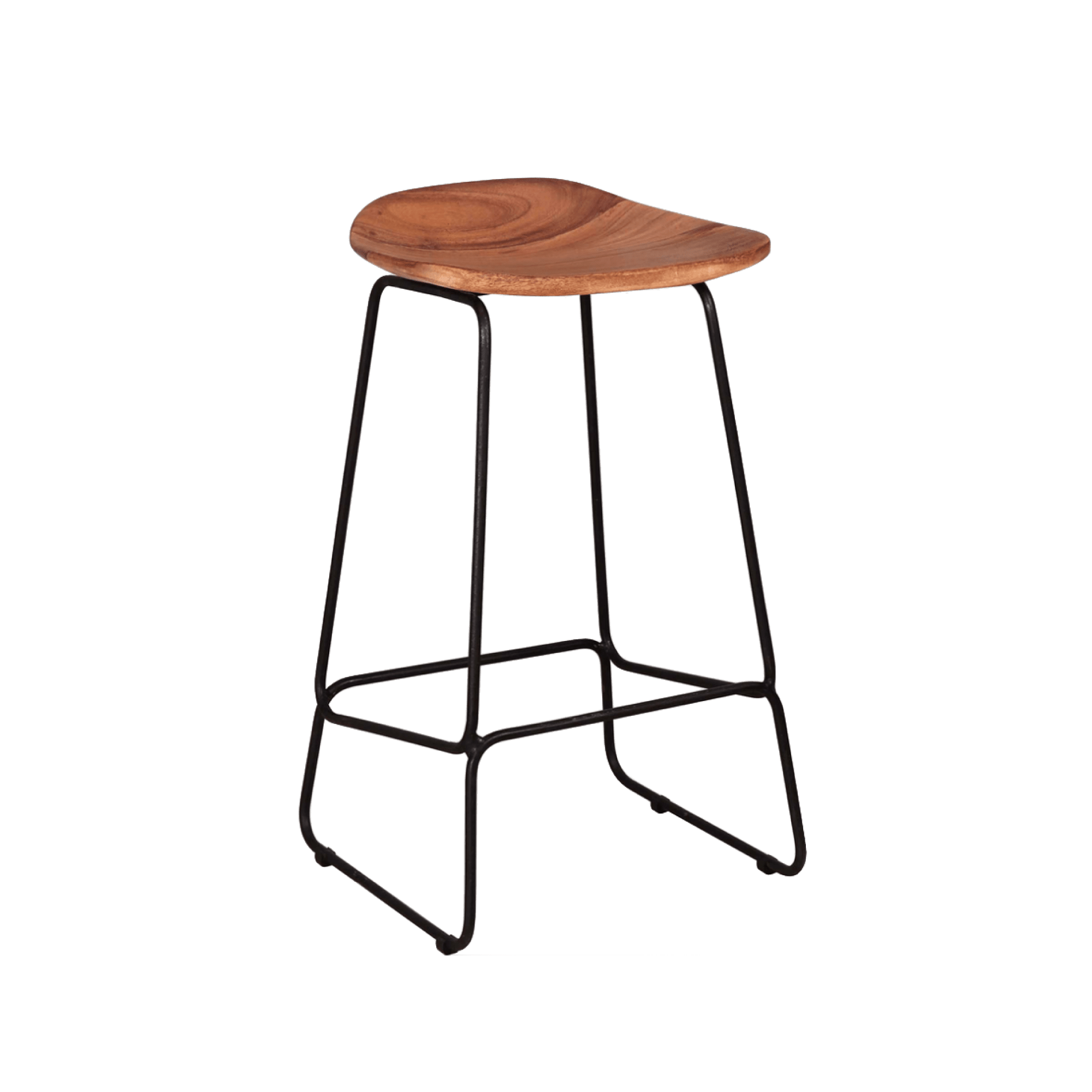 Tabouret de plan de travail Liam Acacia 1 place