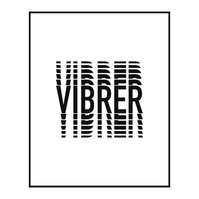 4MURS Tableau Vibrer Noir et blanc