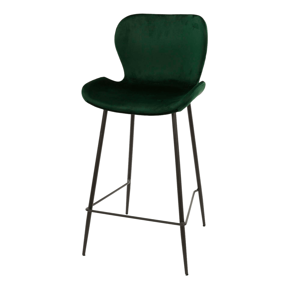 Tabouret de plan de travail Toby Vert sapin 1 place