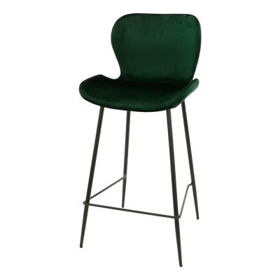 Tabouret de plan de travail Toby Vert sapin 1 place