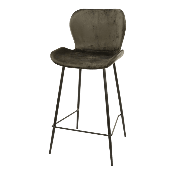 Tabouret de plan de travail Toby Gris foncé 1 place