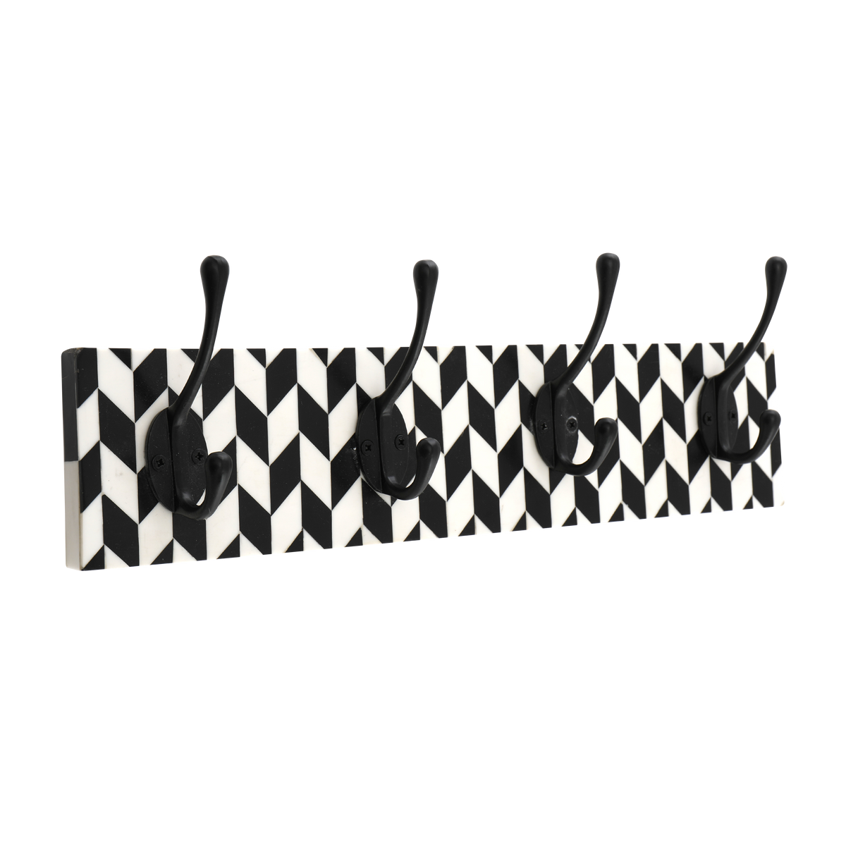 Patère Coco Noir et blanc