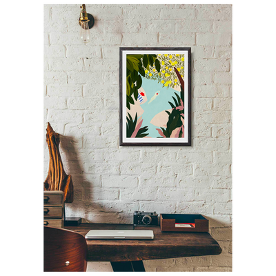 SERGEANTPAPER Affiche Toscane a3 Bleu, vert et jaune