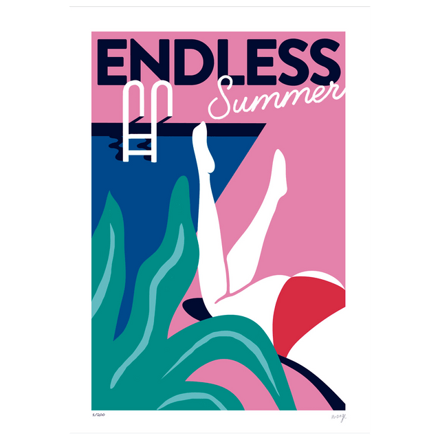 Sergeant Paper Affiche ENDLESS SUMMER 50 x 70 cm