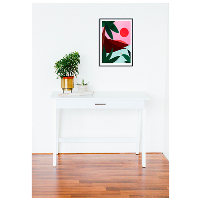 SERGEANTPAPER Affiche Escale a3 Rose, vert et rouge