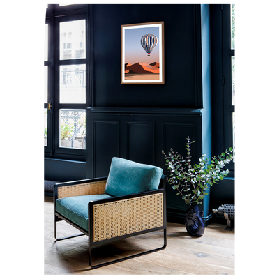 SERGEANTPAPER Affiche Sahara a3 Orange et bleu