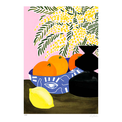 SERGEANTPAPER Affiche Milan Orange, jaune et bleu