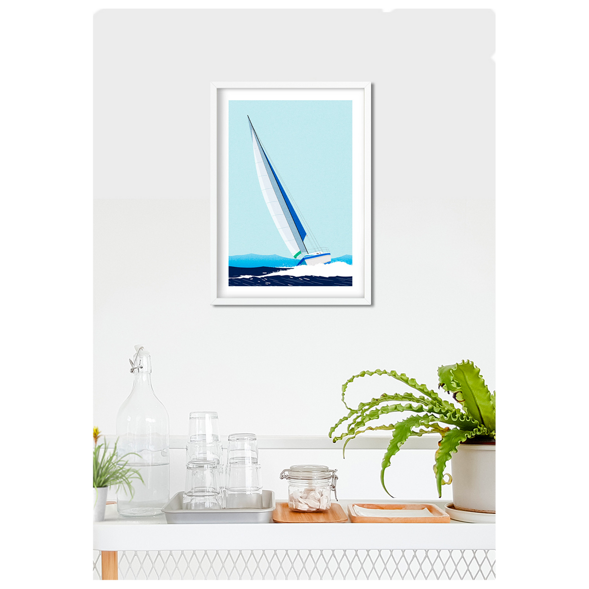 SERGEANTPAPER Affiche Croisiere a3 Bleu