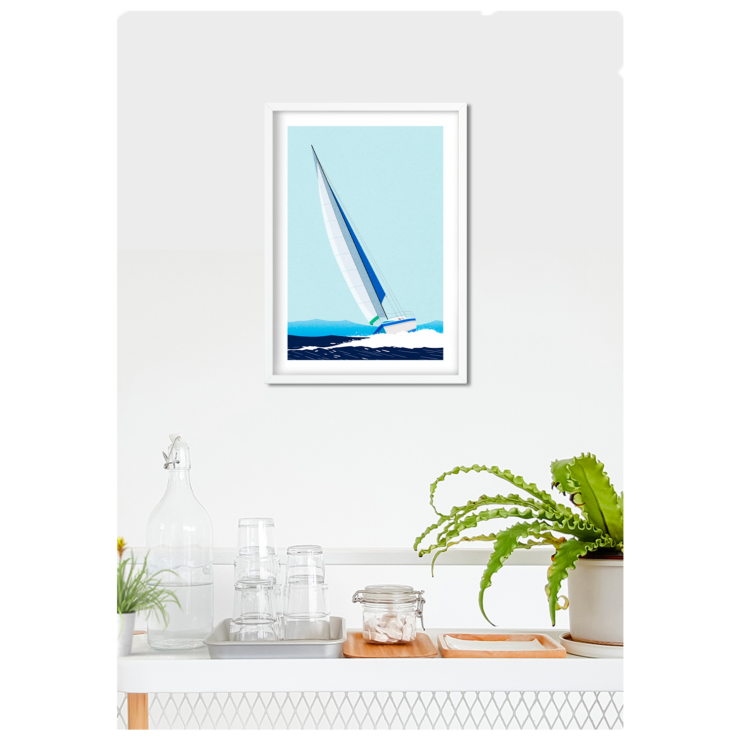 SERGEANTPAPER Affiche Croisiere a3 Bleu