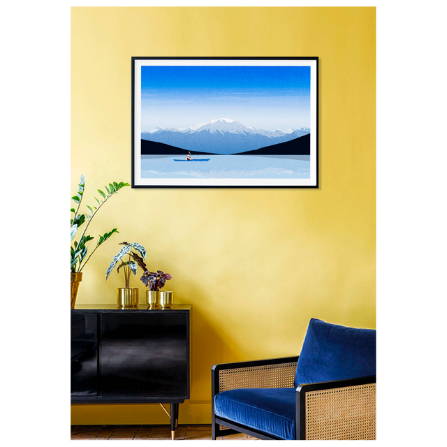 Sergeant Paper Affiche LES GRANDS LACS 50 x 70 cm