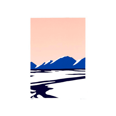 SERGEANTPAPER Affiche Ailleurs 5 a3 Beige et bleu