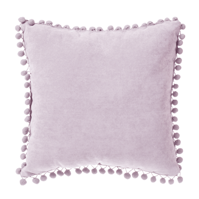 Coussin Bommel Rose clair