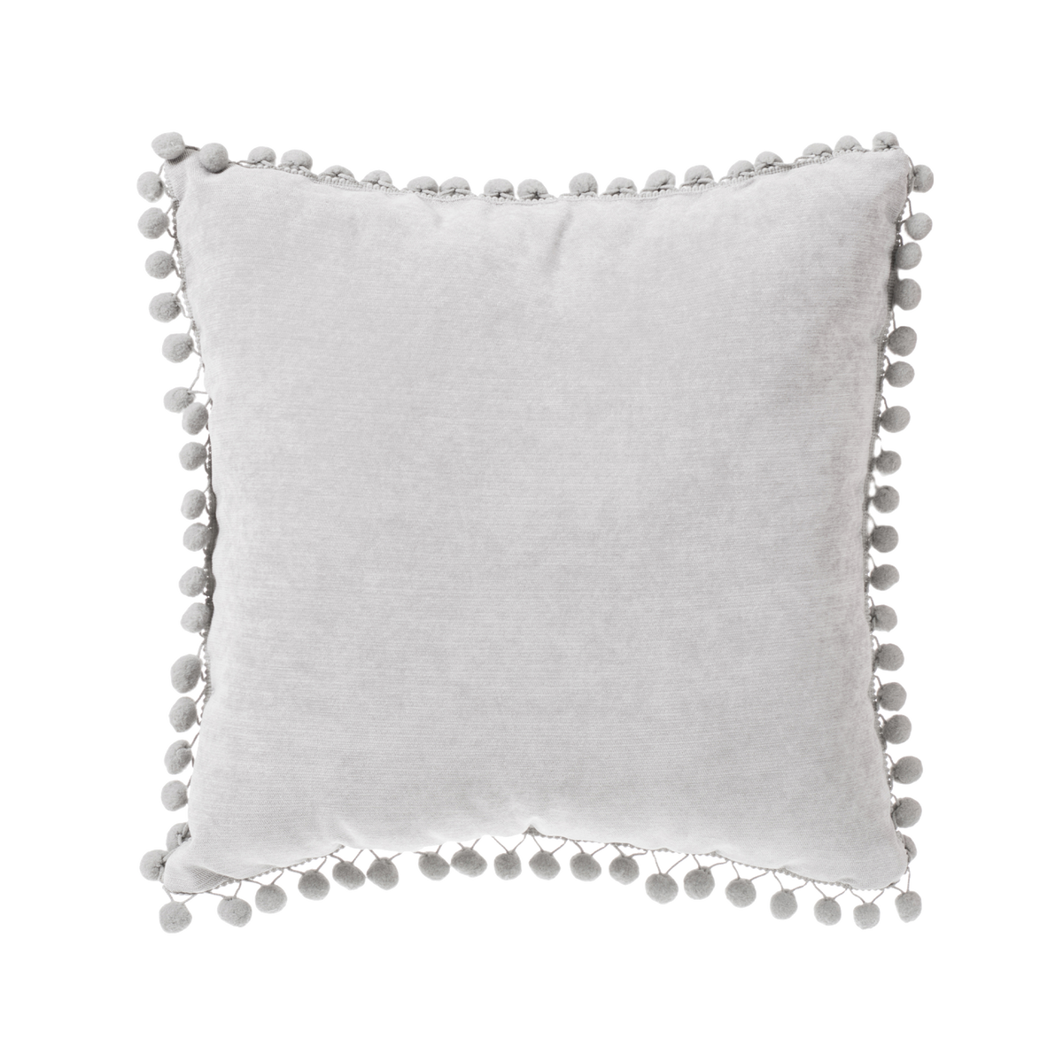 Coussin Bommel Gris clair