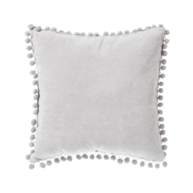 Coussin BOMMEL coloris Gris clair 40 x 40 cm