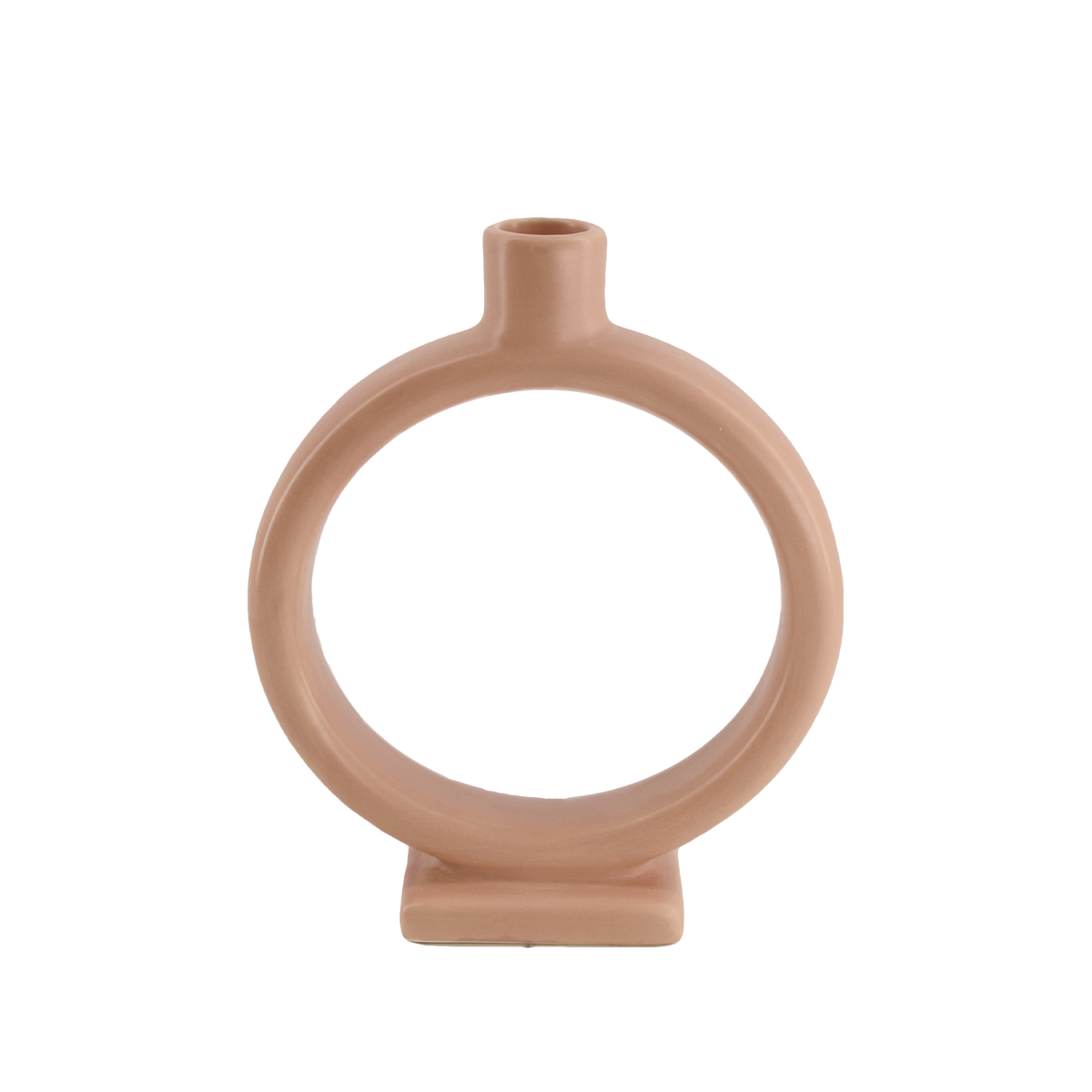 Bougeoir Serra Rose mat