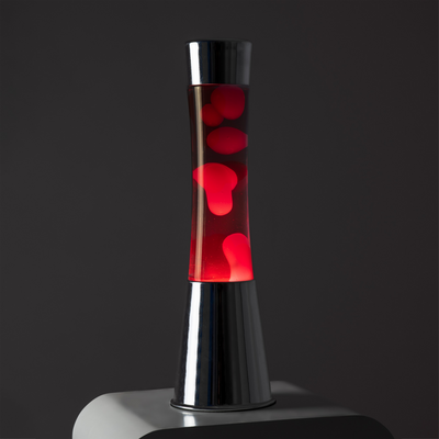 FISURA Lampe à lave Lava silver Argent