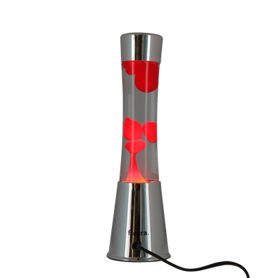 FISURA Lampe à lave Lava silver Argent