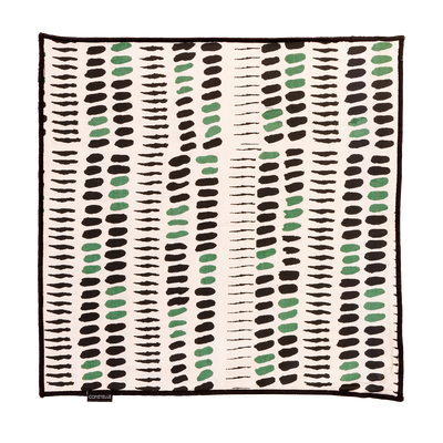 CONSTELLE Housse de coussin Alaia Noir/vert