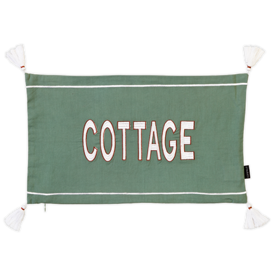 CONSTELLE Housse de coussin Elaia Vert