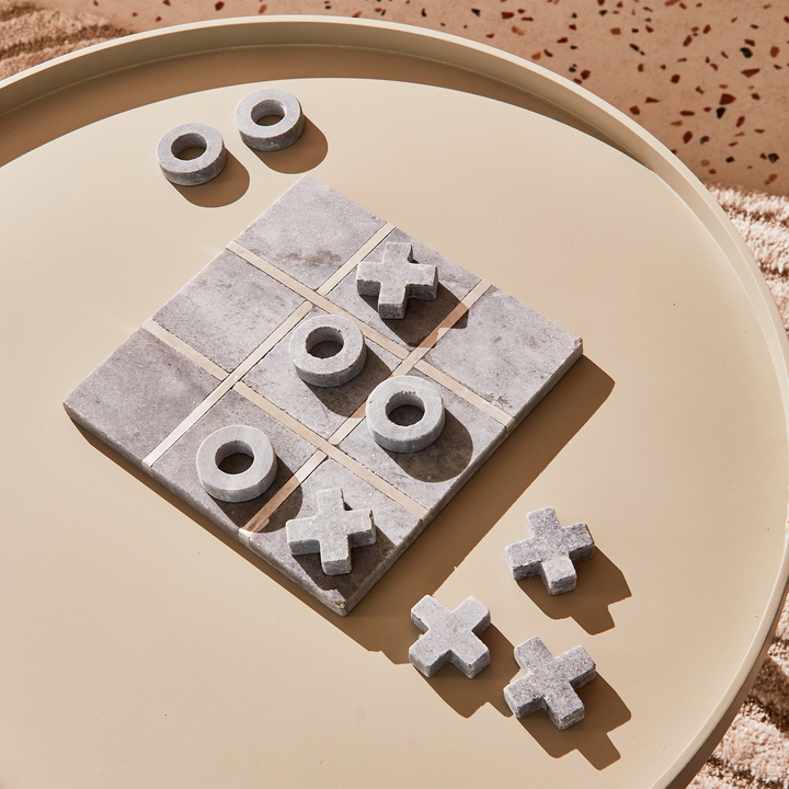 Jeu décoratif Tic tac toe Multicolore