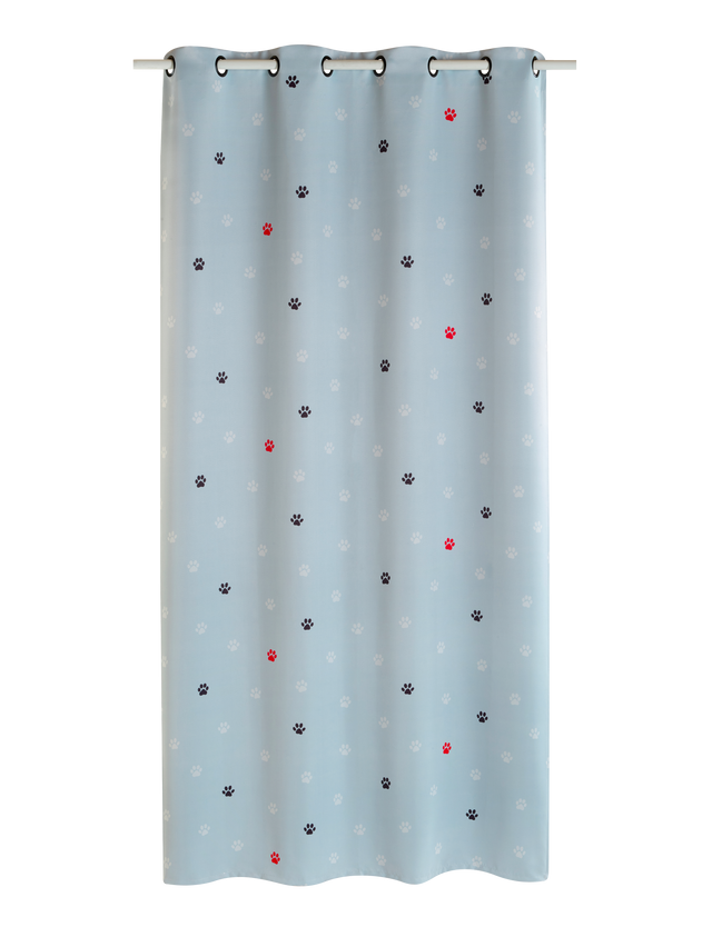 4MURS Rideau occultant TITOUPAT coloris gris 140 x 250 cm