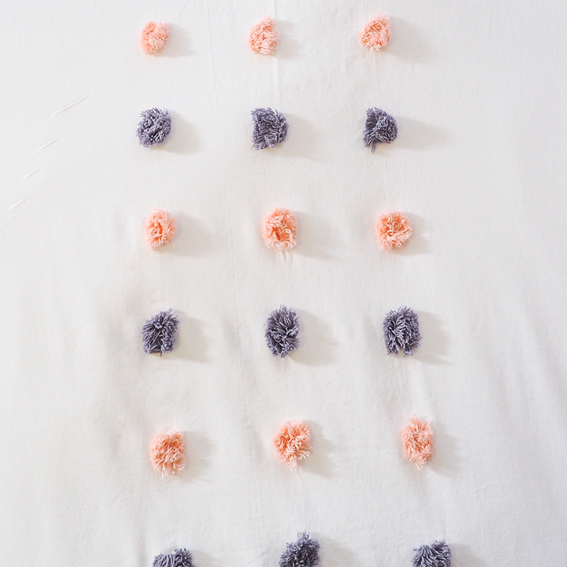 Parure de lit en toile de coton POUPIE blanc 260 x 240 cm