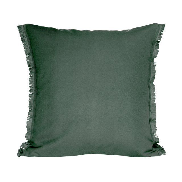 Haomy Housse de coussin BIMINI coloris kaki 45 x 45 cm