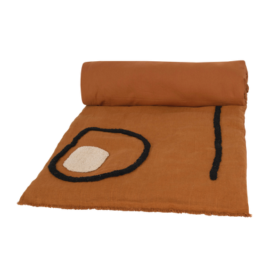 HARMONY Housse d'édredon Tikri Caramel