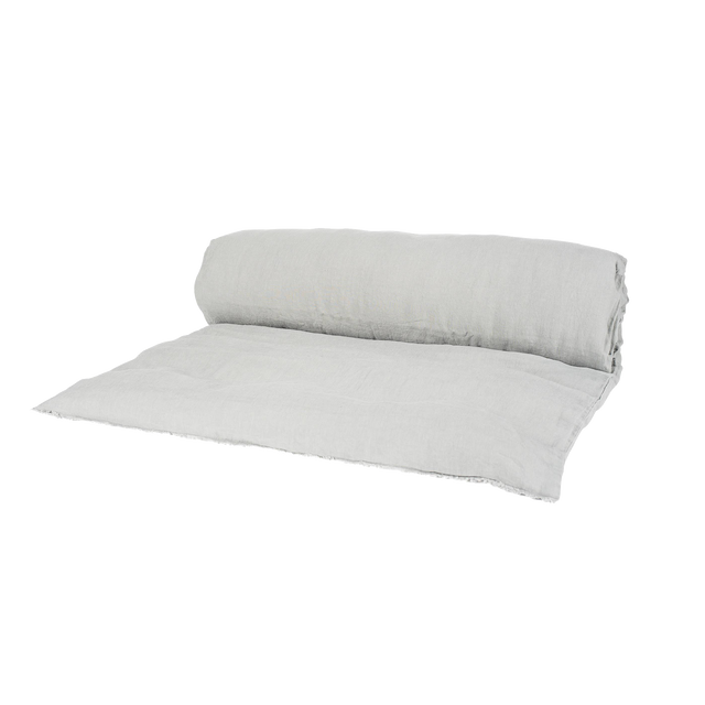 Haomy Housse d'édredon VITI coloris gris