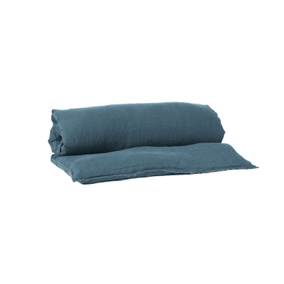 HAOMY Housse d'édredon Viti Bleu de prusse