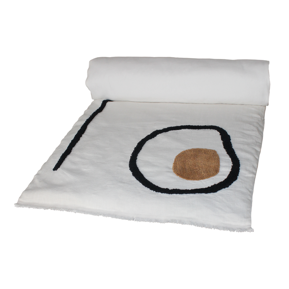 HARMONY Housse d'édredon Tikri Blanc