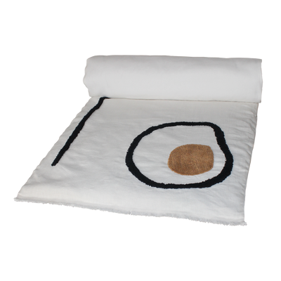 HARMONY Housse d'édredon Tikri Blanc