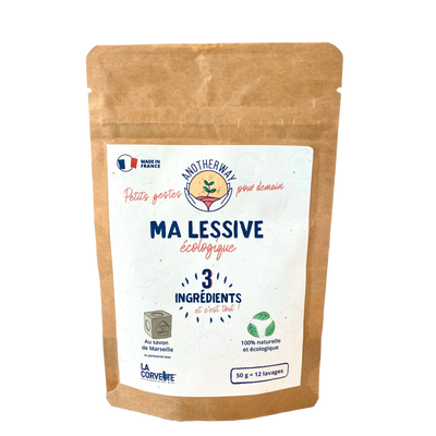 ANOTHERWAY Lessive Recharge lessive Brun 50G