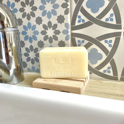 ANOTHERWAY Savon solide vaisselle Vaisselle menthe 200G