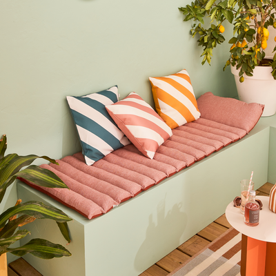 Coussin de sol Livia Rouge