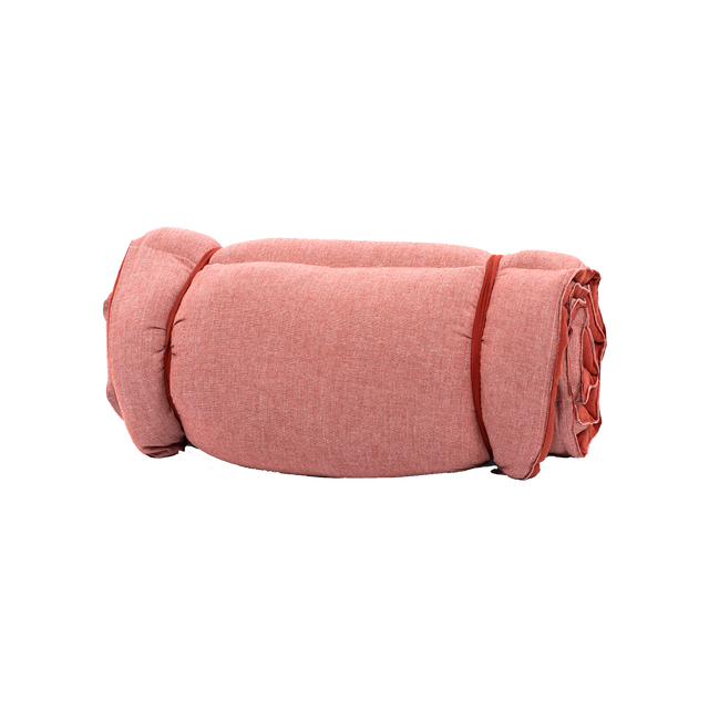 Coussin de sol LIVIA coloris rouge