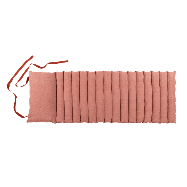 Coussin de sol LIVIA coloris rouge