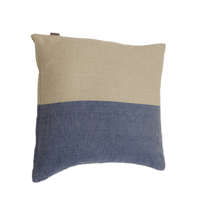 Coussin Half Navy/beige