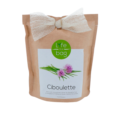 LIFE IN A BAG Plante Ciboulette Papier kraft 300G