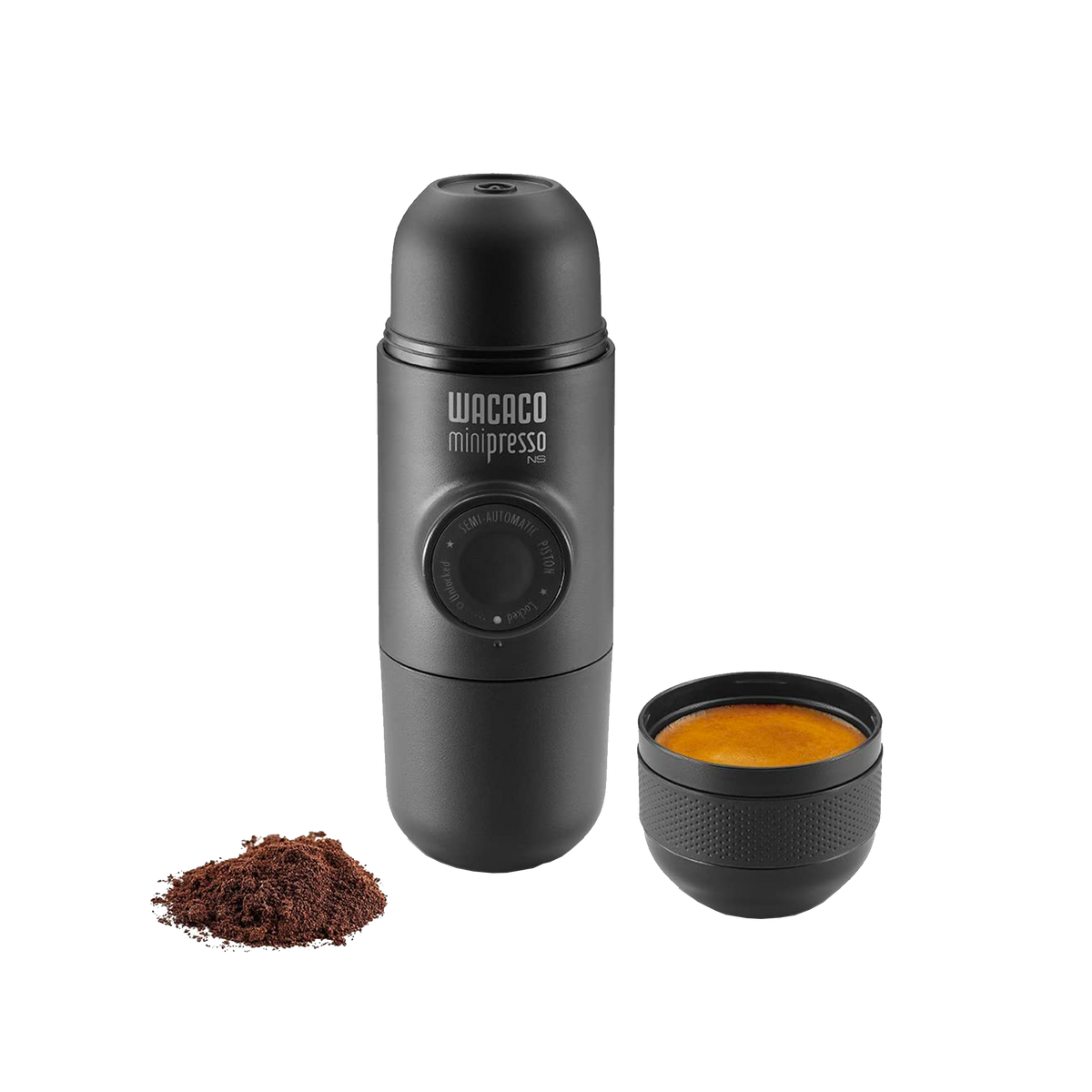 WACACO Machine à café Minipresso cafe moulu Noir