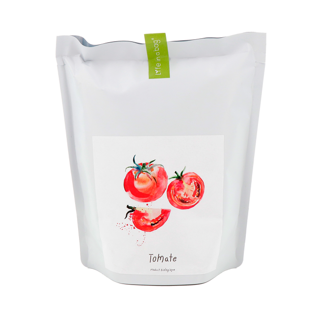 LIFE IN A BAG Plante TOMATES coloris blanc