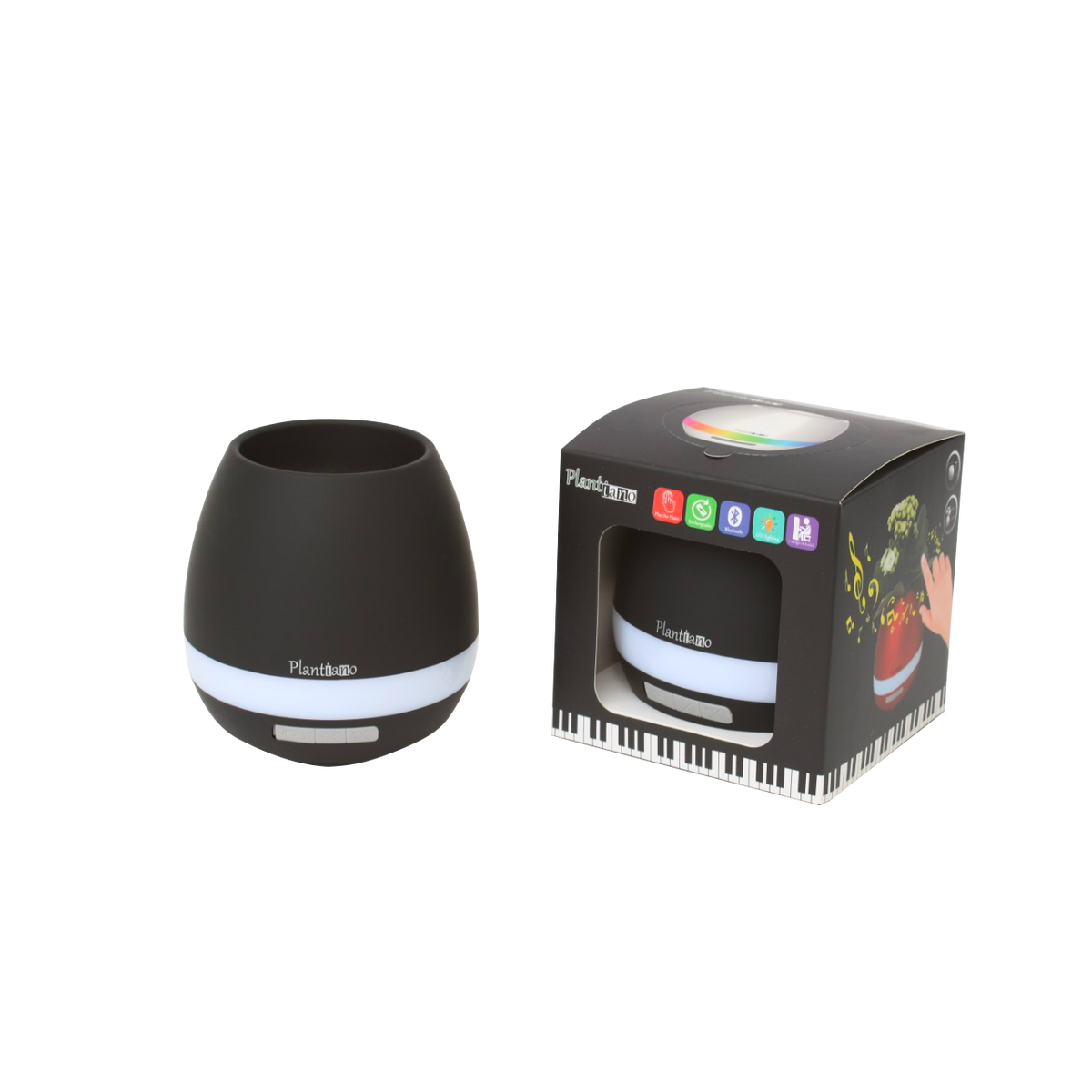 PLANTIANO Pot de fleurs Plantiano Noir