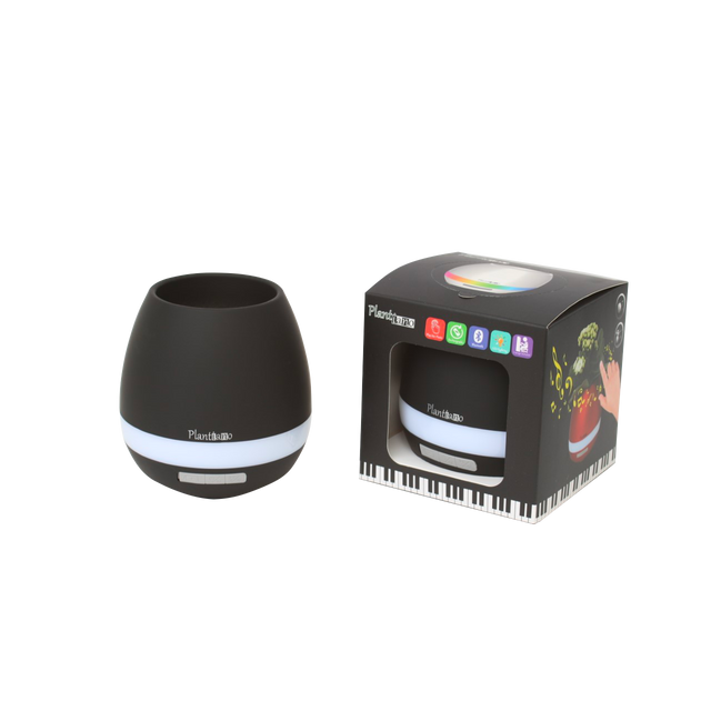 PLANTIANO Pot de fleurs coloris noir